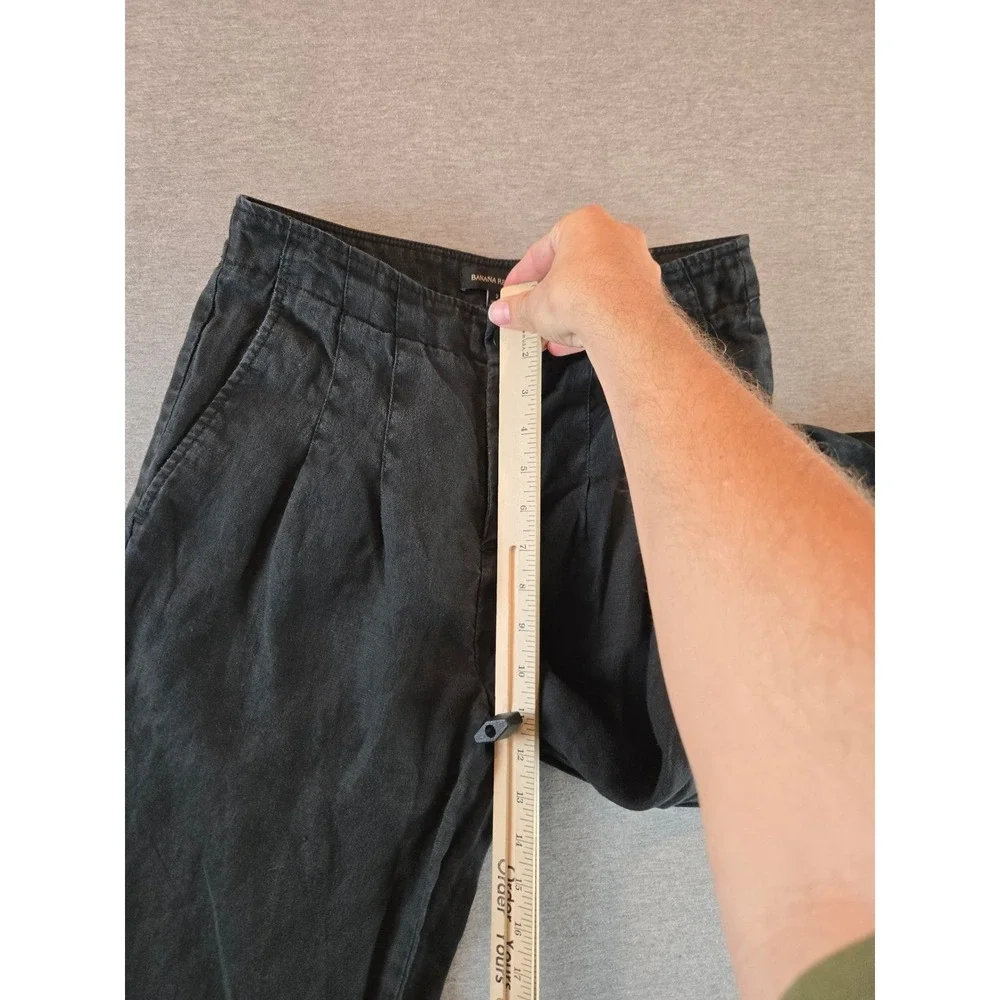 linen trousers